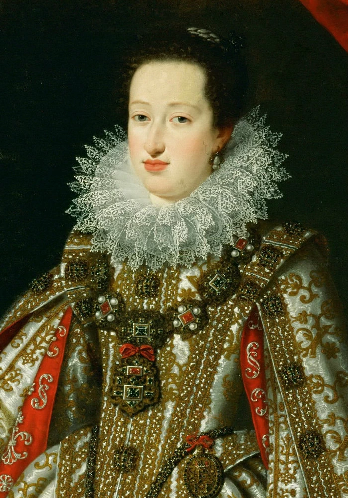 Ritratto di Eleonora Gonzaga, principessa di Mantova - dettaglio, Kunsthistorisches Museum Wien